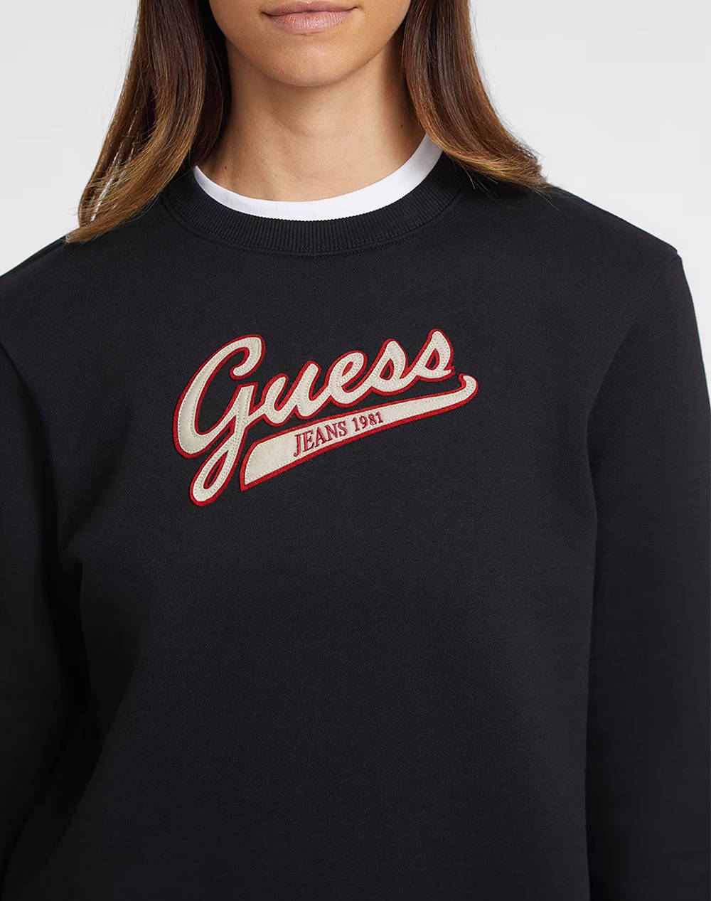 GUESS JEANS GJ CN REG GUESS J SCRIPT SWEAT HANORAC DE DAMA