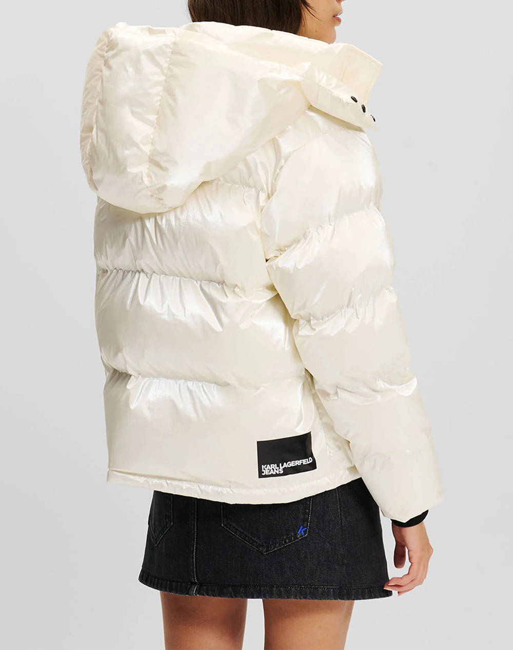 KARL LAGERFELD KLJ PEARLIZED PUFFER