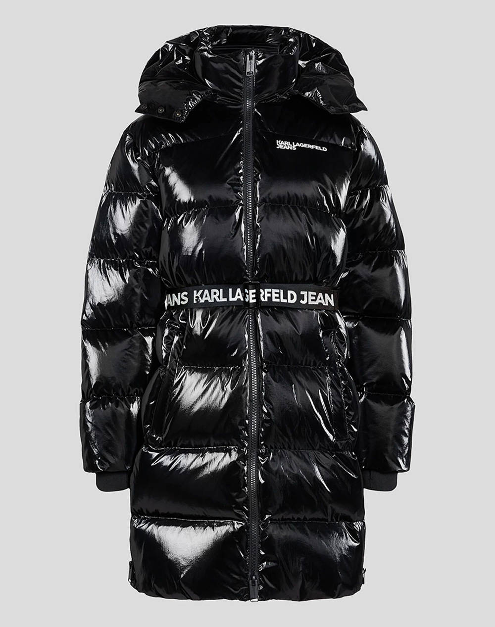 KARL LAGERFELD KLJ LONG BELTED PUFFER