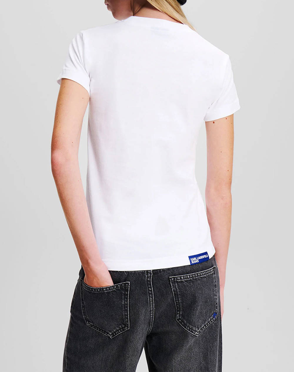 KARL LAGERFELD JEANS KLJ SLIM FIT MONOGRAM TEE