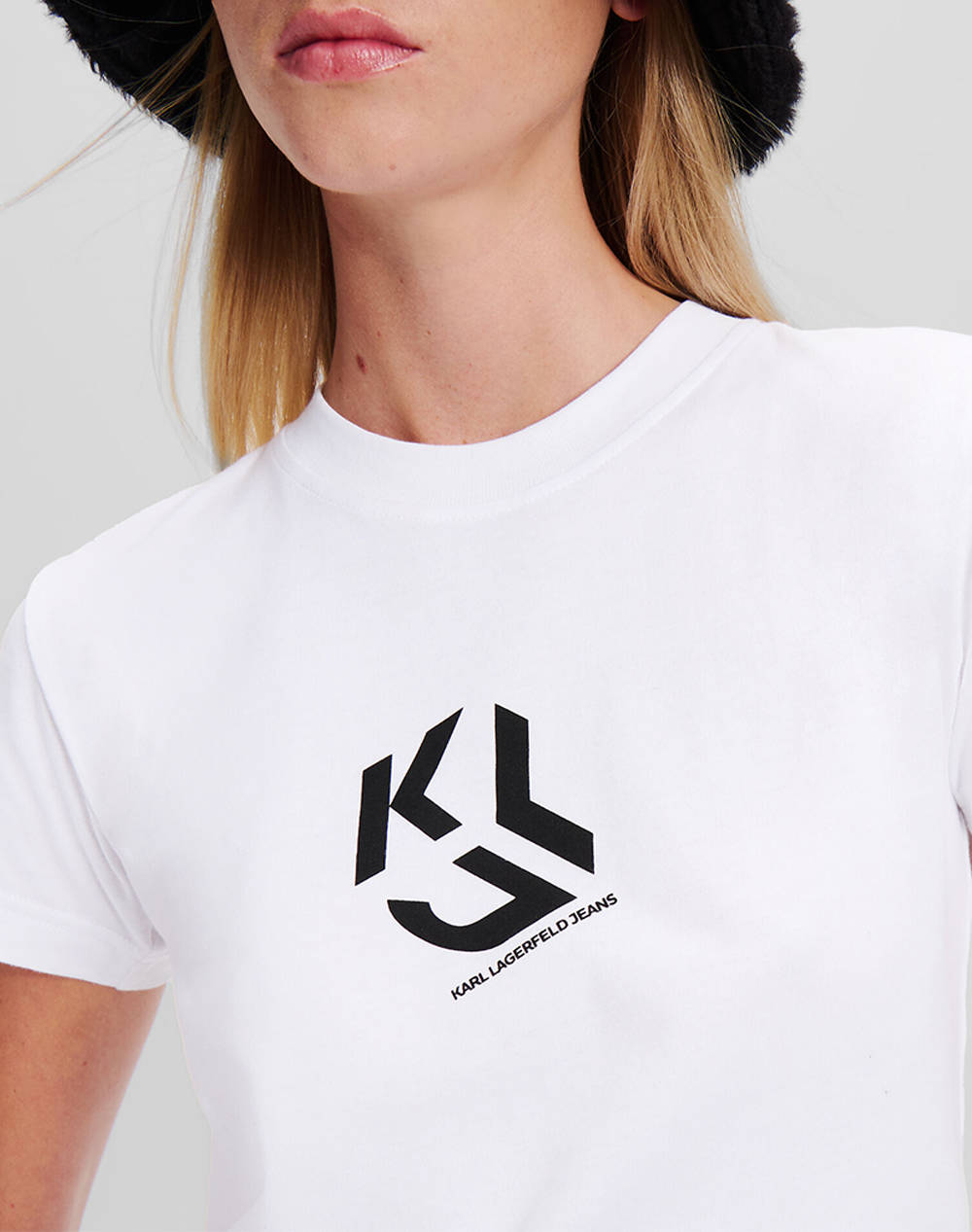 KARL LAGERFELD JEANS KLJ SLIM FIT MONOGRAM TEE