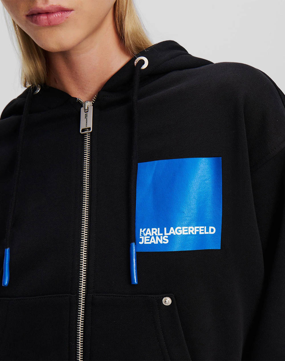 KARL LAGERFELD JEANS KLJ ZIP UP HOODIE