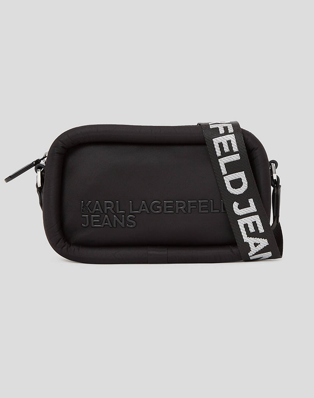 KARL LAGERFELD PUFFY CAMERA BAG ( Dimensiuni: 22 x 14.5 x 5 cm)