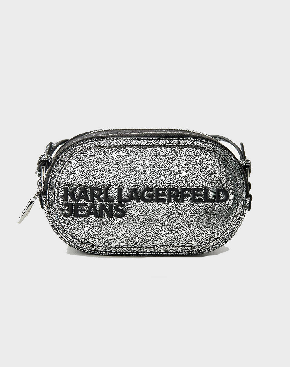 KARL LAGERFELD JEANS ESSENTIAL LOGO CAMERA BAG (Dimensiuni: 21 x 13 x 7 cm.)