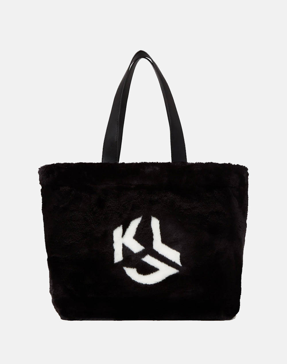 KARL LEGERFELD FUR LOGO TOTE ( Dimensiuni: 20 x 12 x 7 cm.)