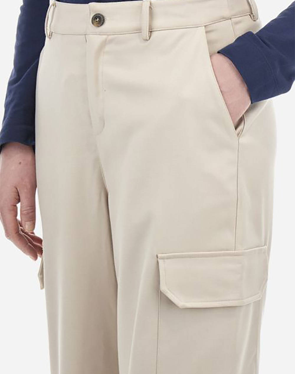 LA MARTINA PANTALONI WOMAN CARGO PANT STRETCH TWILL