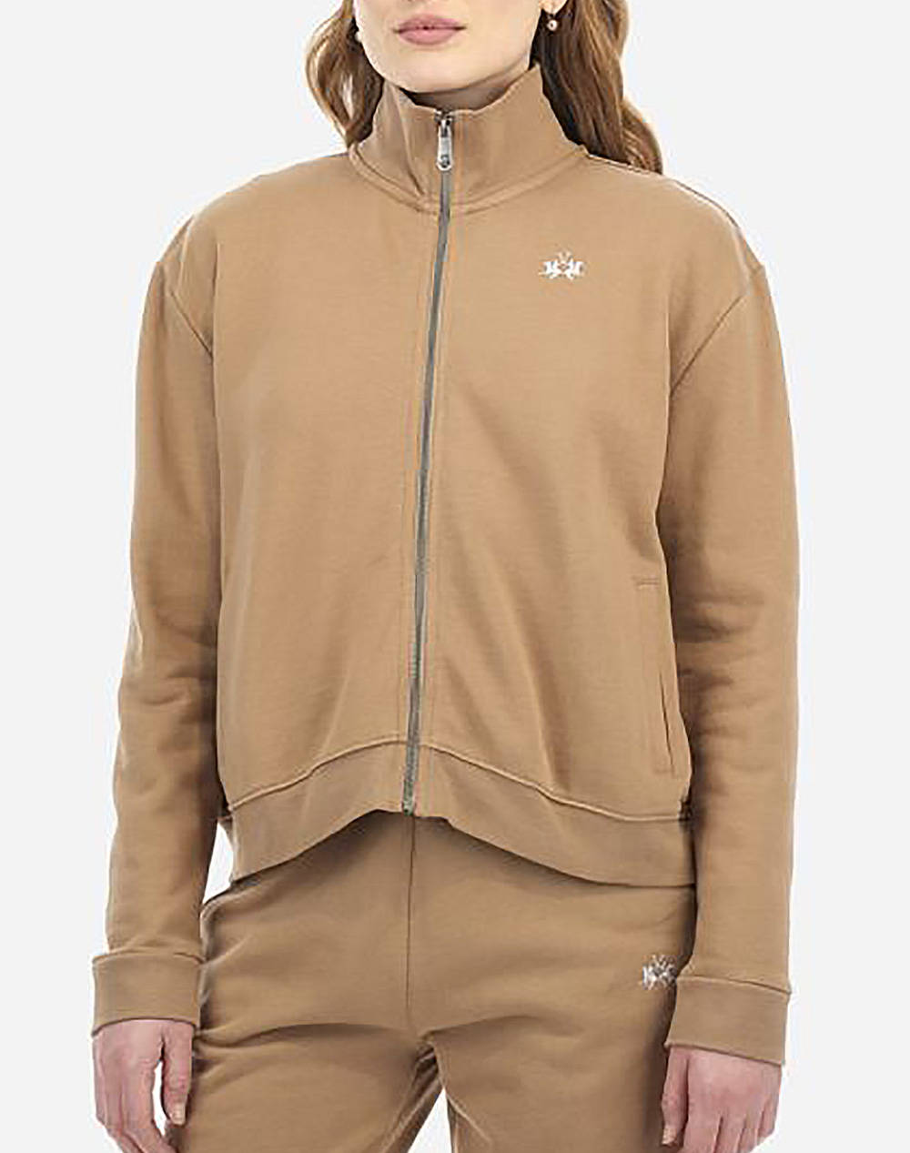 LA MARTINA JACHETA/HANORAC MM WOMAN FULL ZIP BRUSHED FLEECE