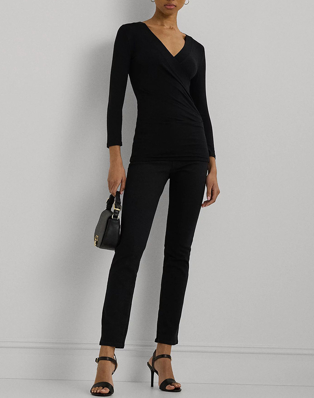 LAUREN RALPH LAUREN ALAYJA-3/4 SLEEVE-KNIT