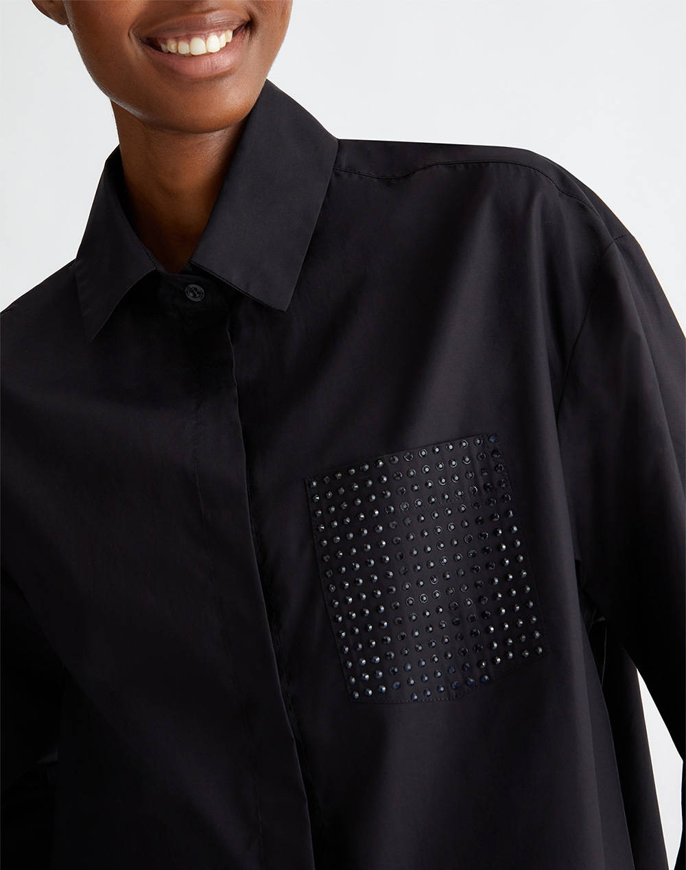 LIU JO WHITE WF4C59 CAMICIA OVER CAMASA DE DAMA