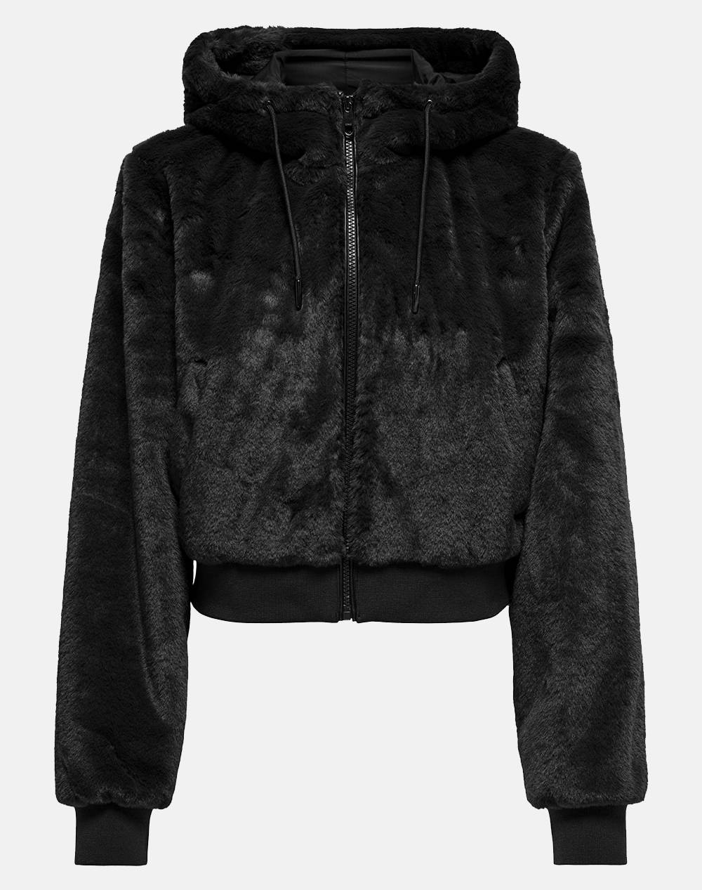 ONLY ONLVENICE FAUX FUR HOOD BOMBER CC OTW