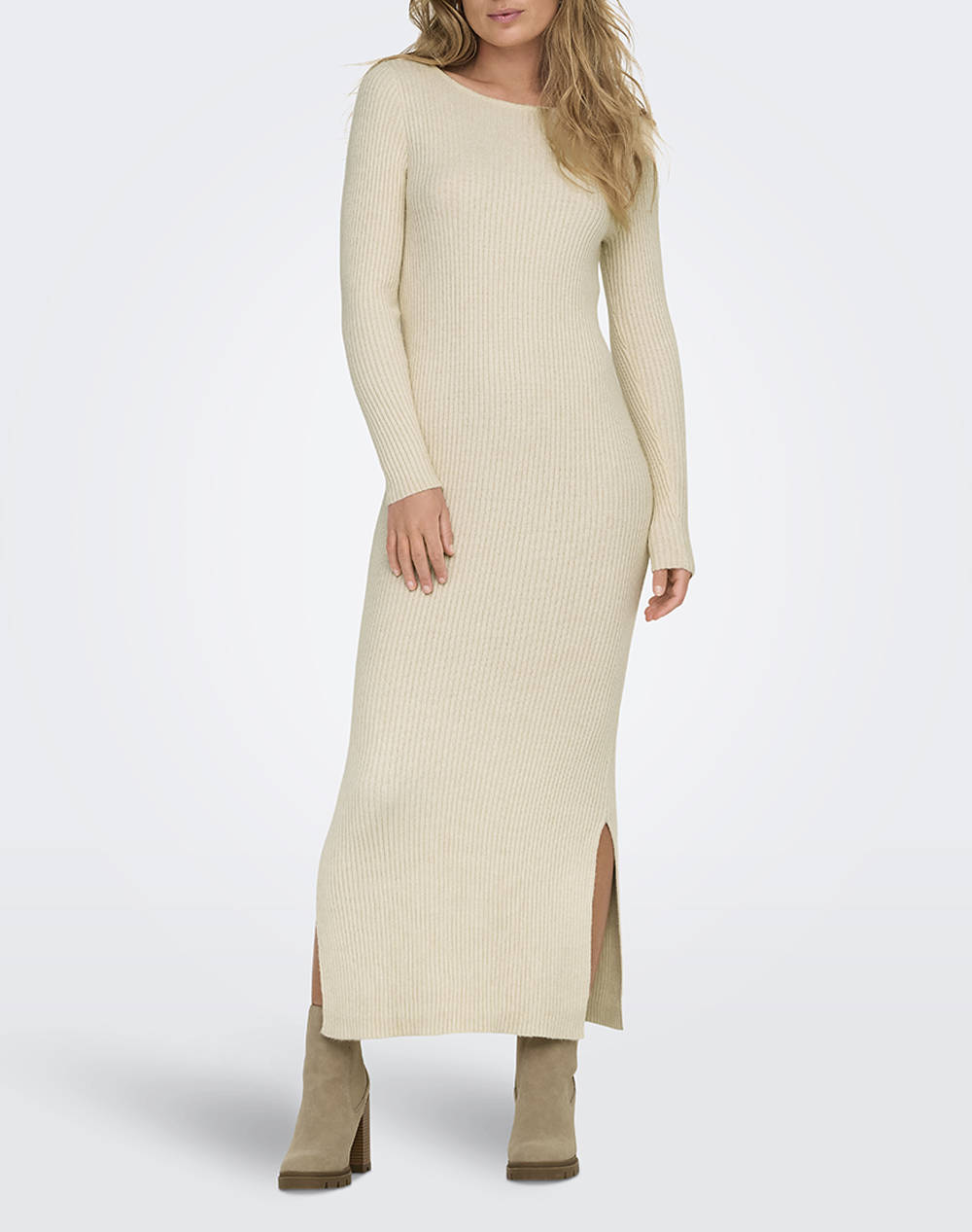 ONLY ONLKATIA LS MAXI BOATN DRESS CC KNT