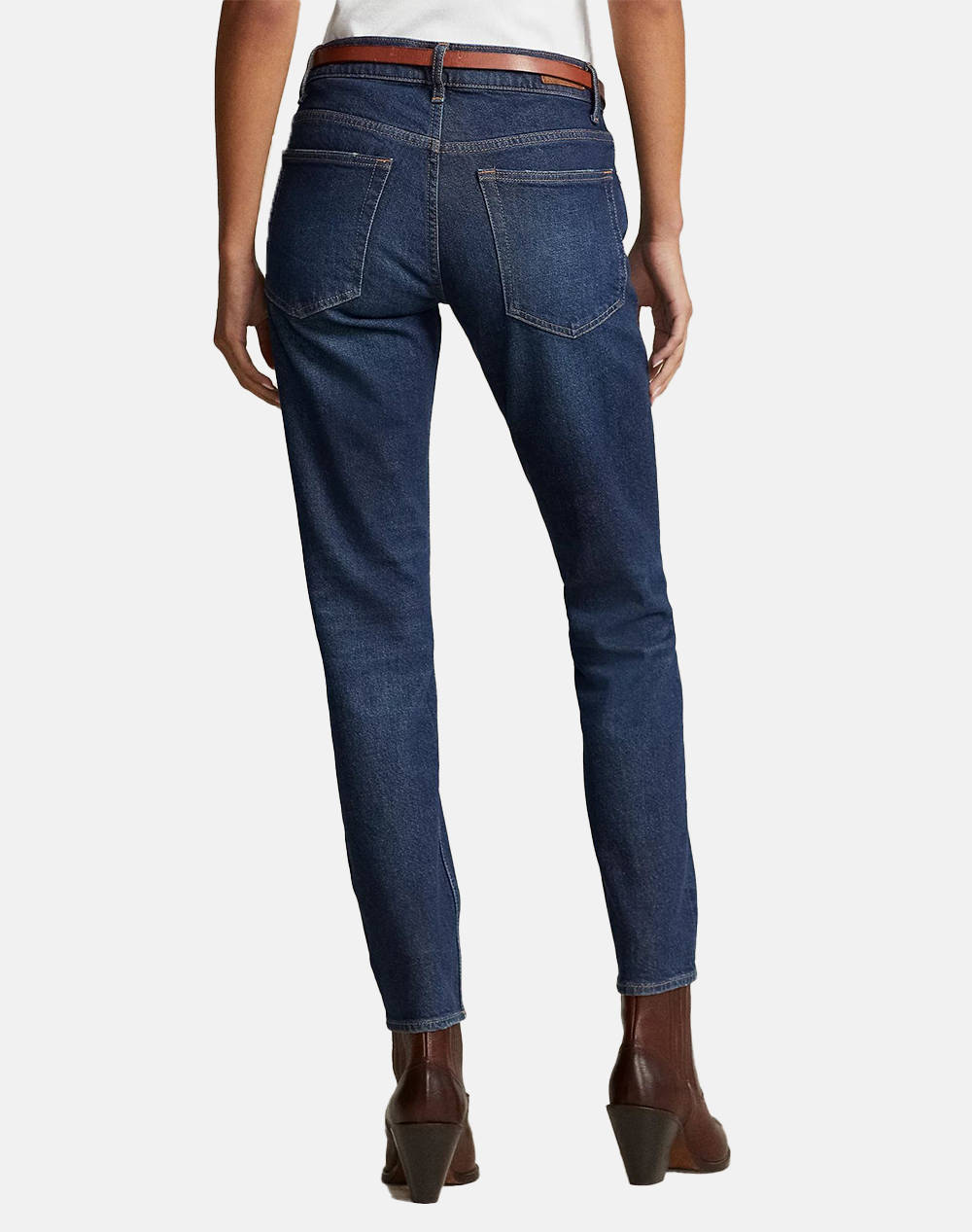 RALPH LAUREN MID RISE SKN-SKINNY-ANKLE-SKINNY