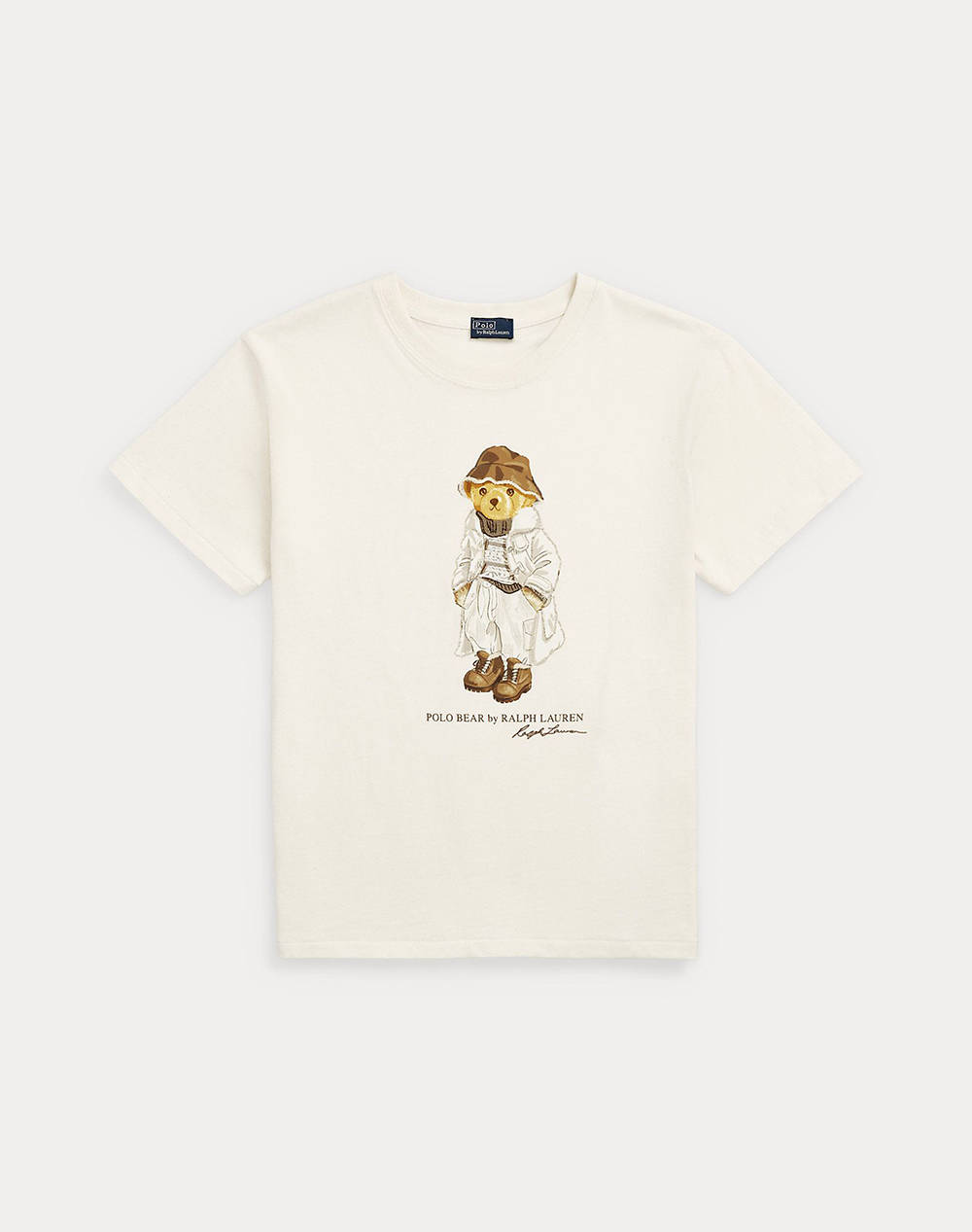 RALPH LAUREN CRMY BR TEE-SHORT SLEEVE-T-SHIRT