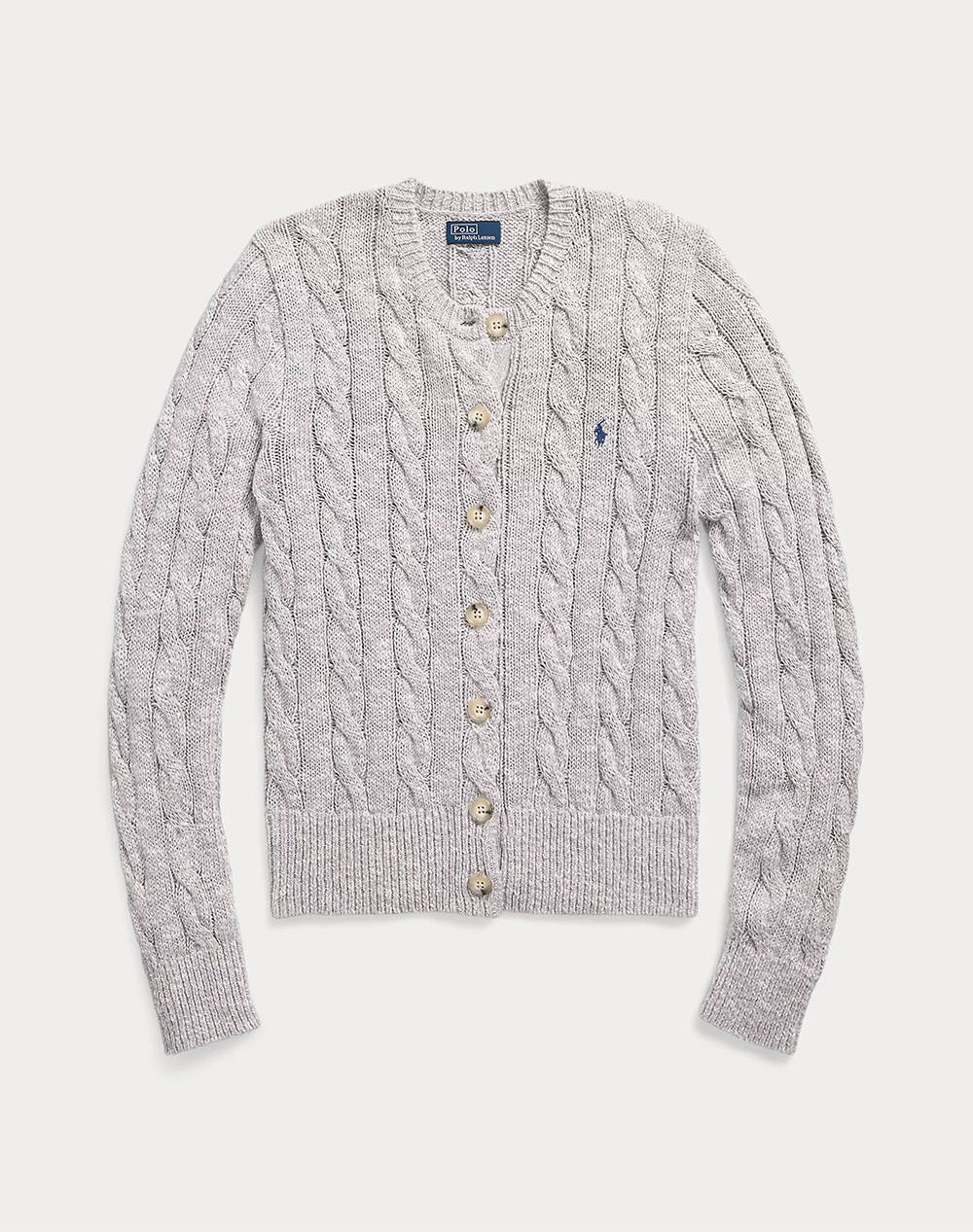 RALPH LAUREN RAGG CBL CD-LONG SLEEVE-CARDIGAN