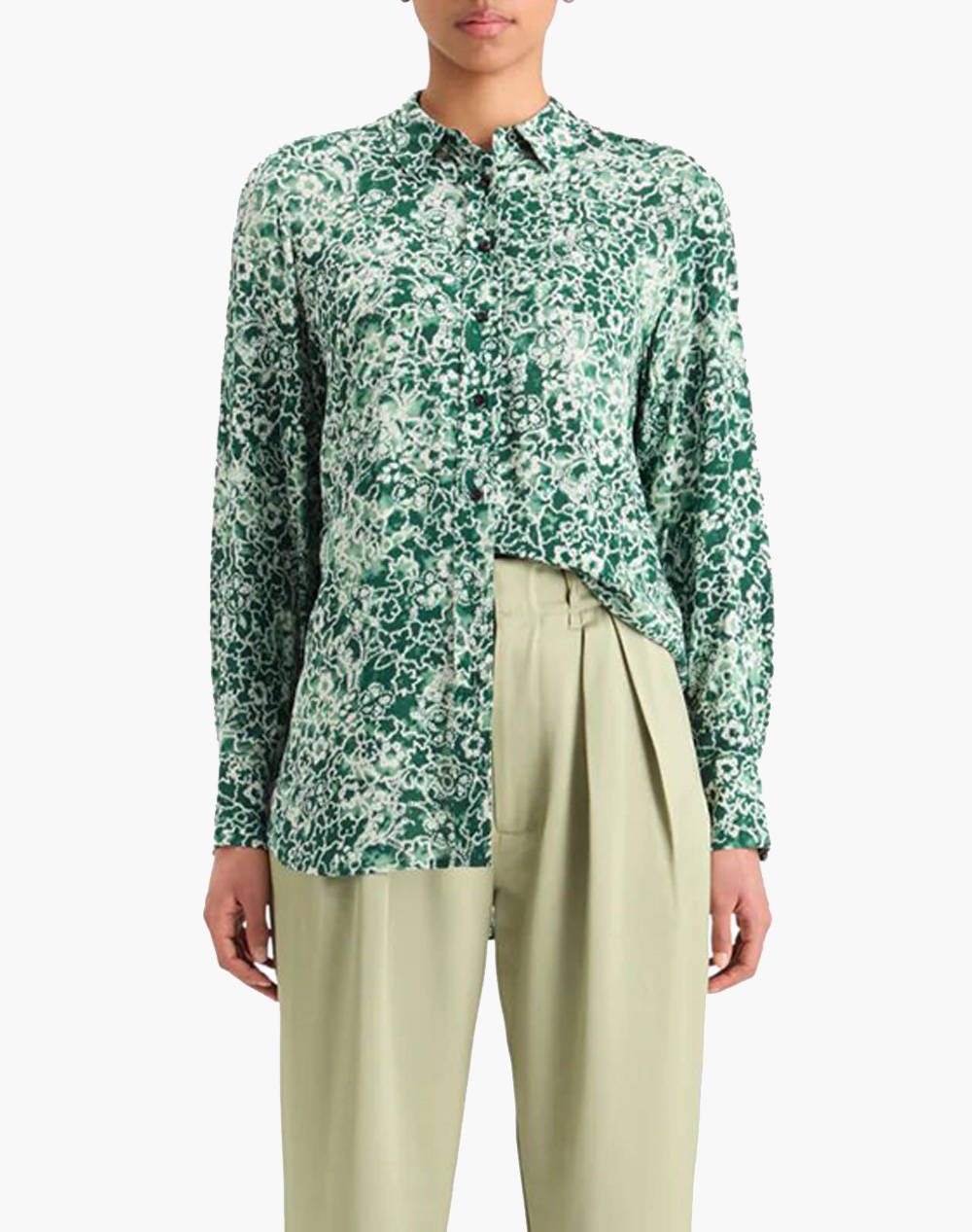 SCOTCH&SODA VISCOSE PRINTED RELAXED FIT SHIRT