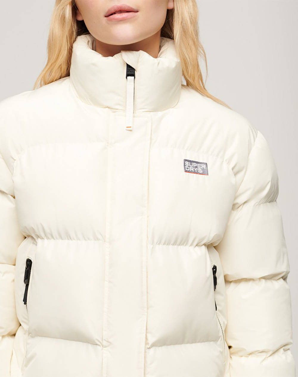 SUPERDRY D2 SDCD SPORTS PUFFER CROPPED JACKET GEACA DE DAMA