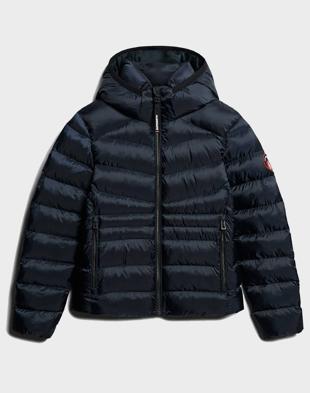 SUPERDRY D2 SDCD HOODED FUJI QUILT PADDED JKT GEACA DE DAMA