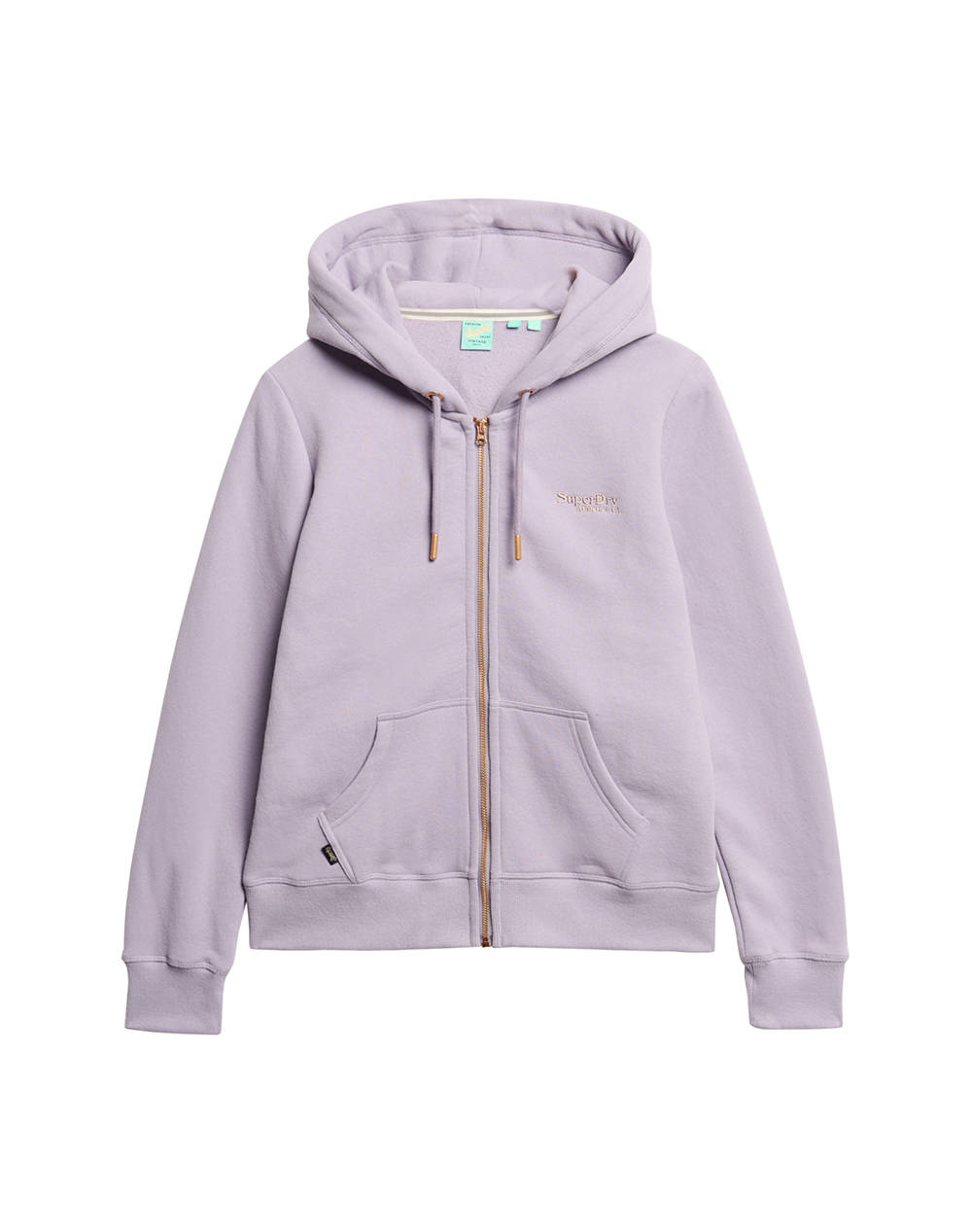 SUPERDRY D1 OVIN ESSENTIAL LOGO ZIP HOODIE HANORAC DE DAMA