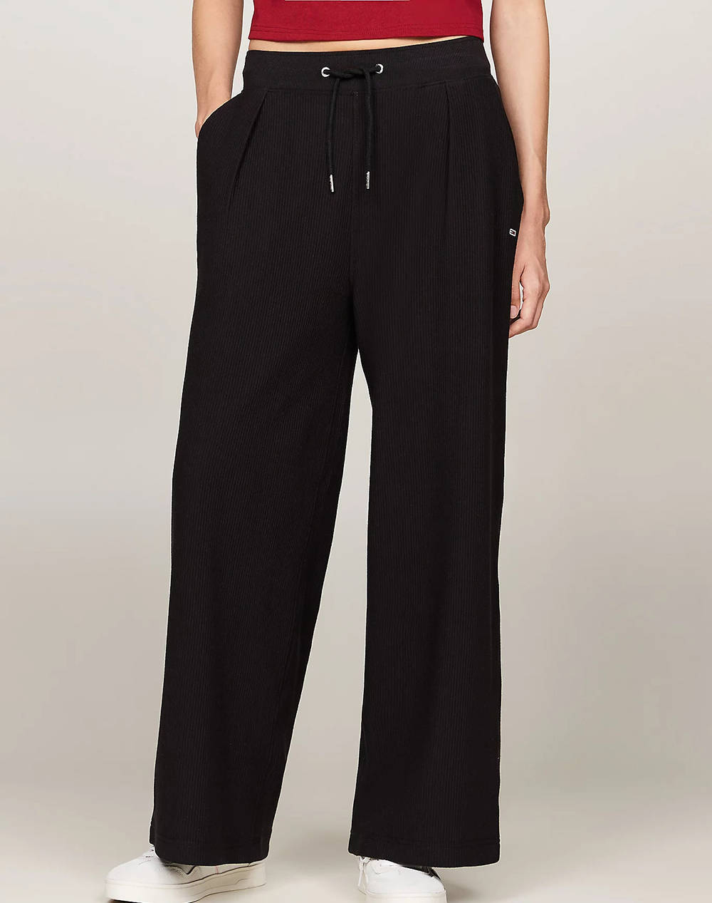 TOMMY JEANS TJW OTTOMAN PLEATED SWEATPANT