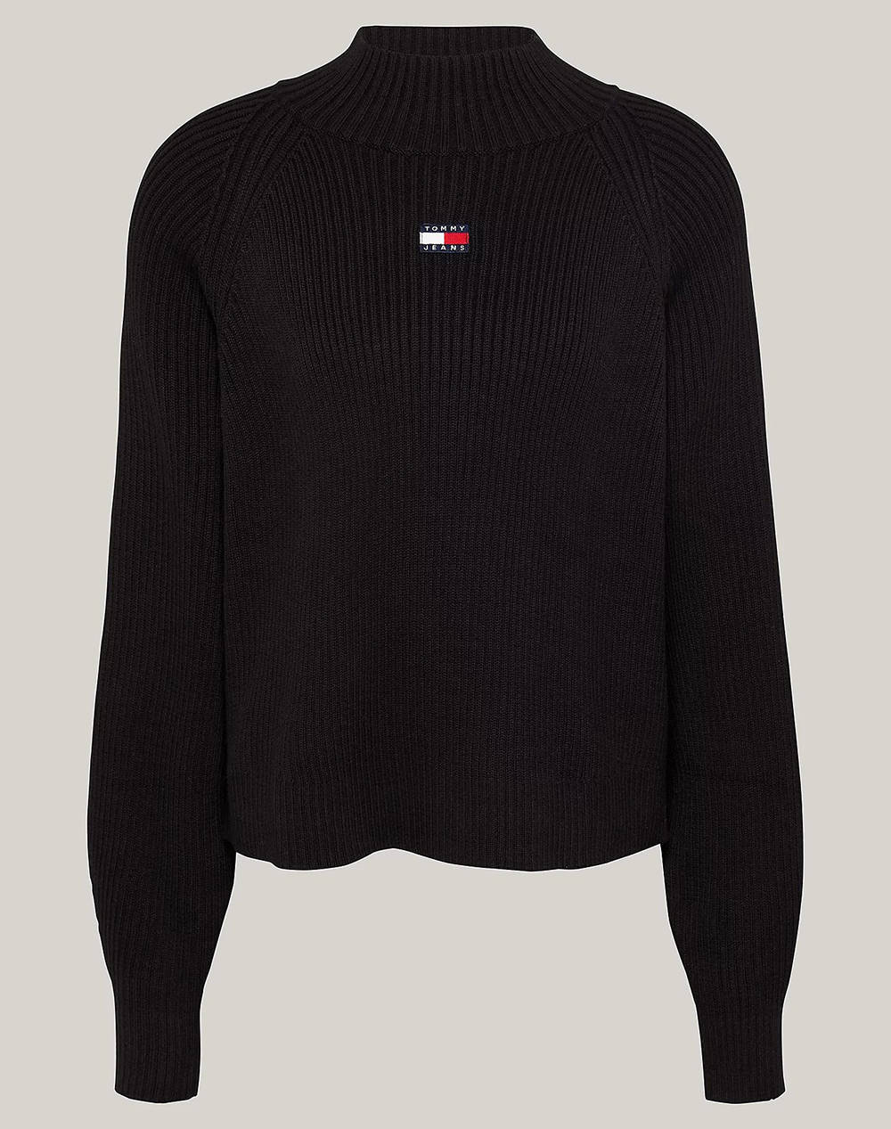 TOMMY JEANS TJW BADGE MOCKNECK SWEATER