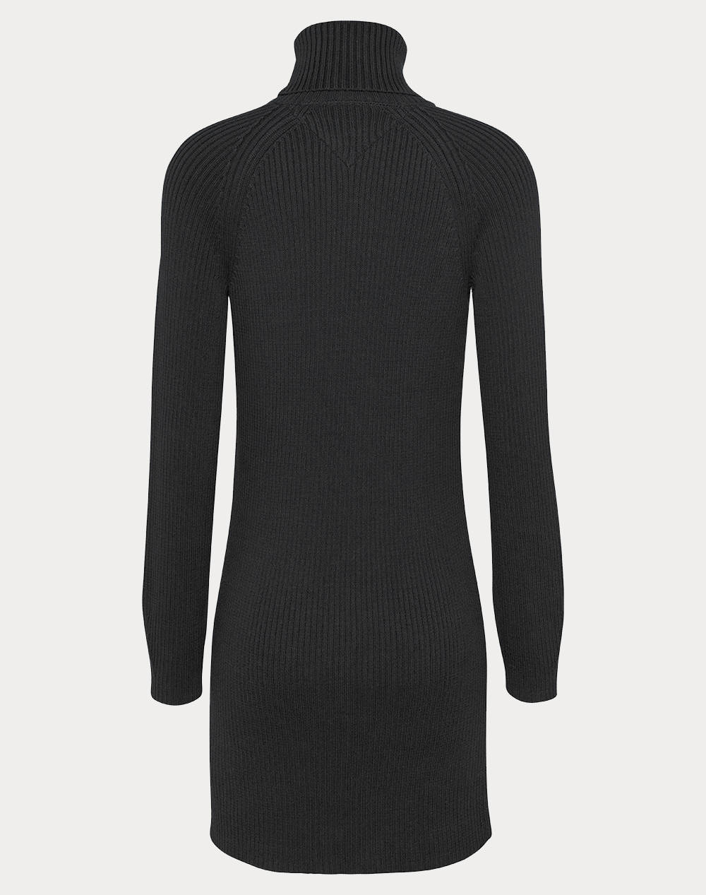 TOMMY JEANS TJW MOCKNECK BADGE SWEATER DRESS