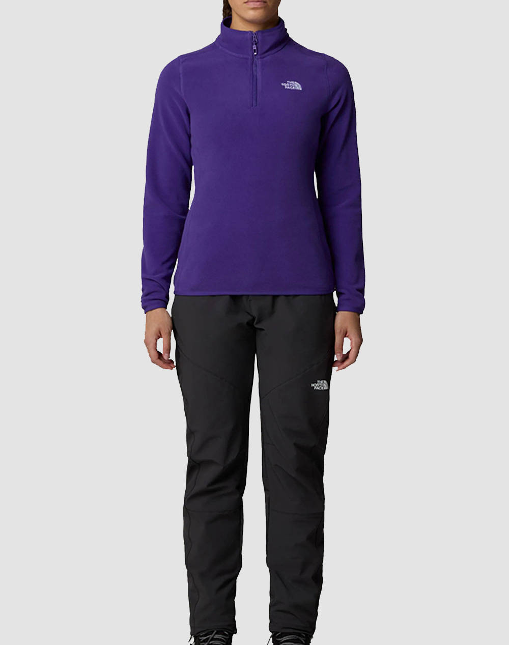 THE NORTH FACEW 100 GLACIER 1/4 ZIP