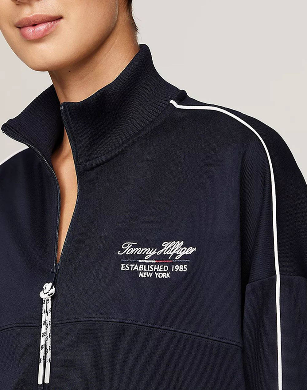 TOMMY HILFIGER SCRIPT REG FULL ZIP SWEATSHIRT