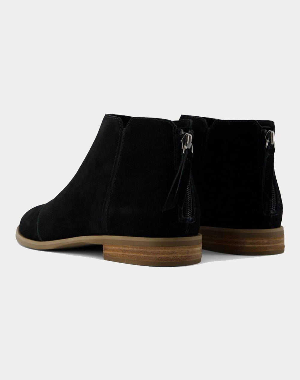 TOMS BLK SUEDE WM RYLIE BOOT