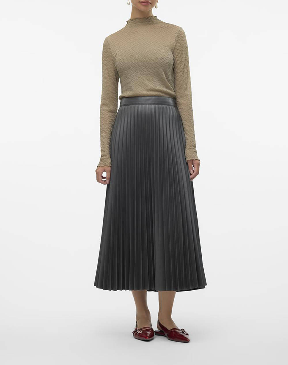 VERO MODA VMBELLAHOLLY HW 7-8COATED SKIRT