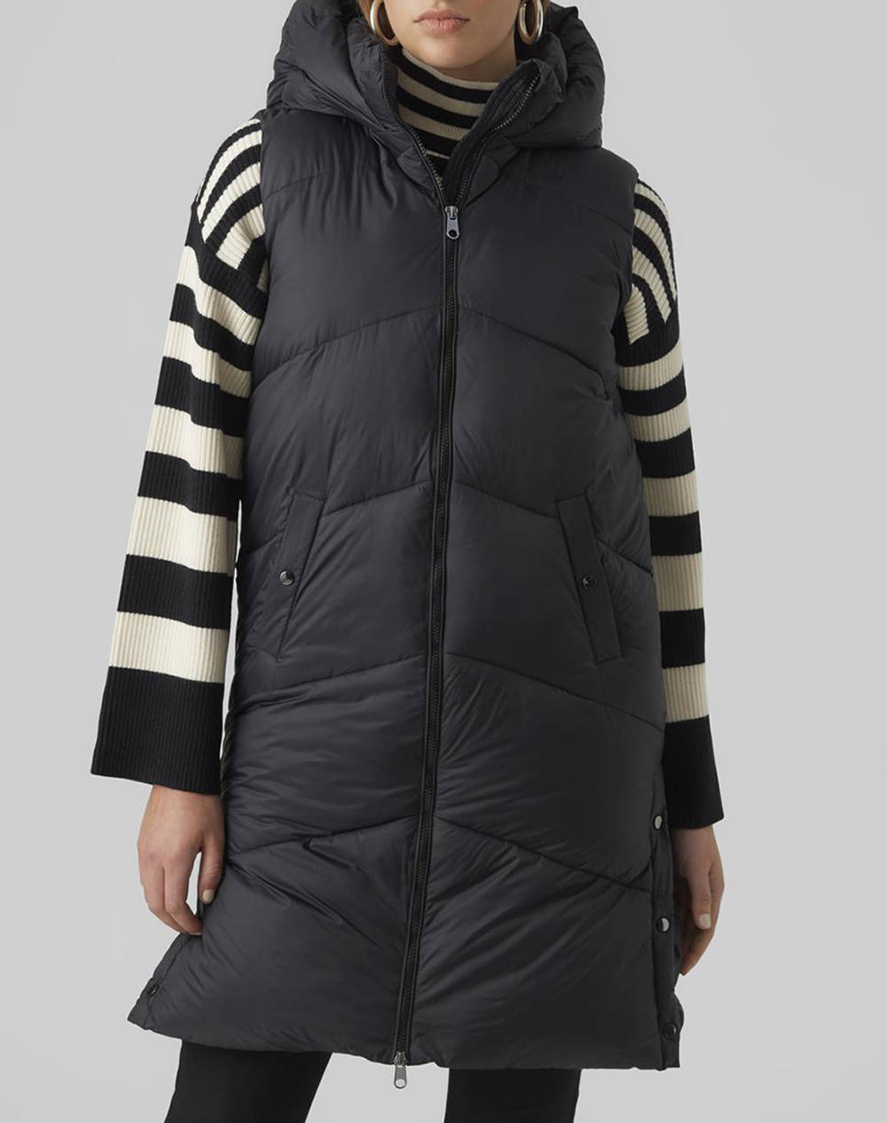 VERO MODA VMUPPSALA HOOD WAISTCOAT