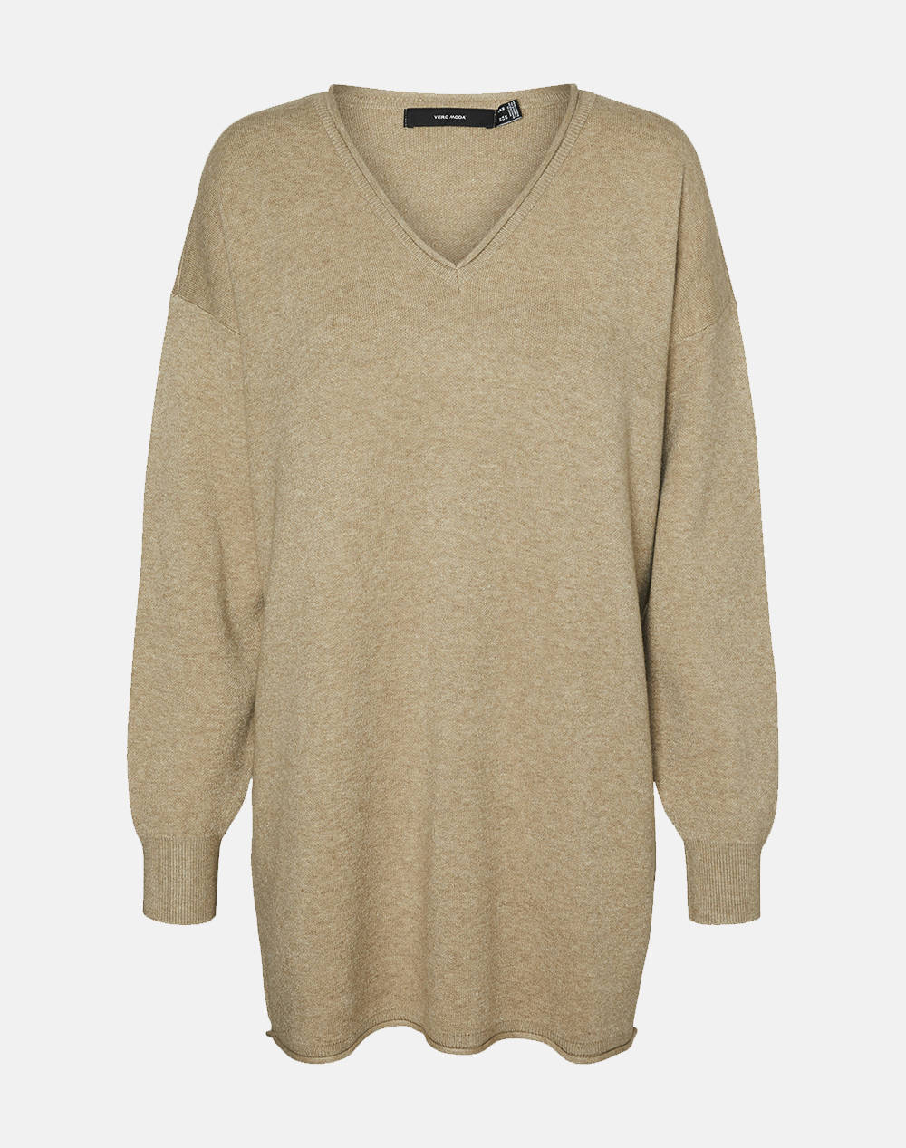 VERO MODA VMGOLD ROLL LS LONG V-NECK PULLOVER GA