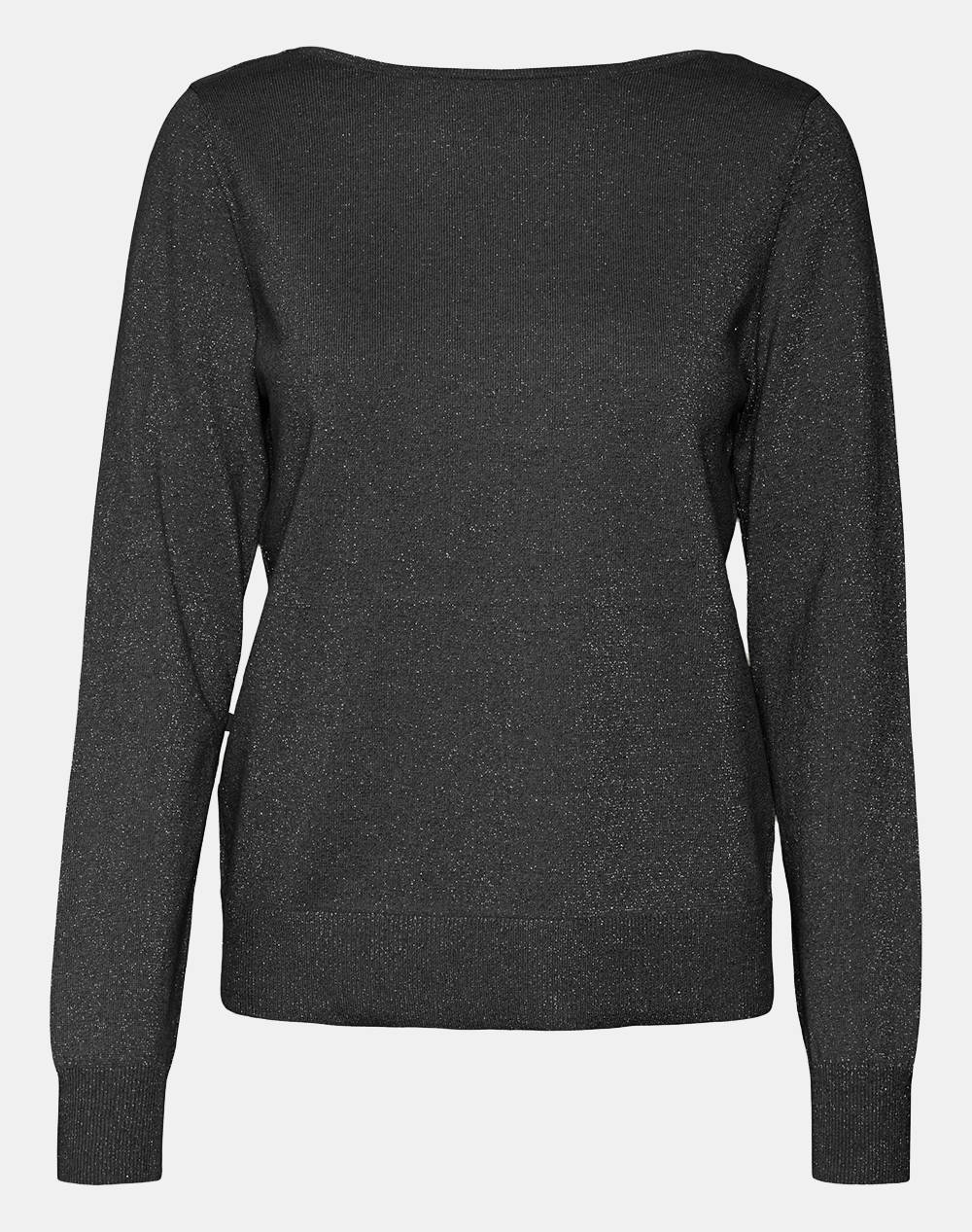 VERO MODA VMHAPPYSHINE LS 2WAY PULLOVER BOO