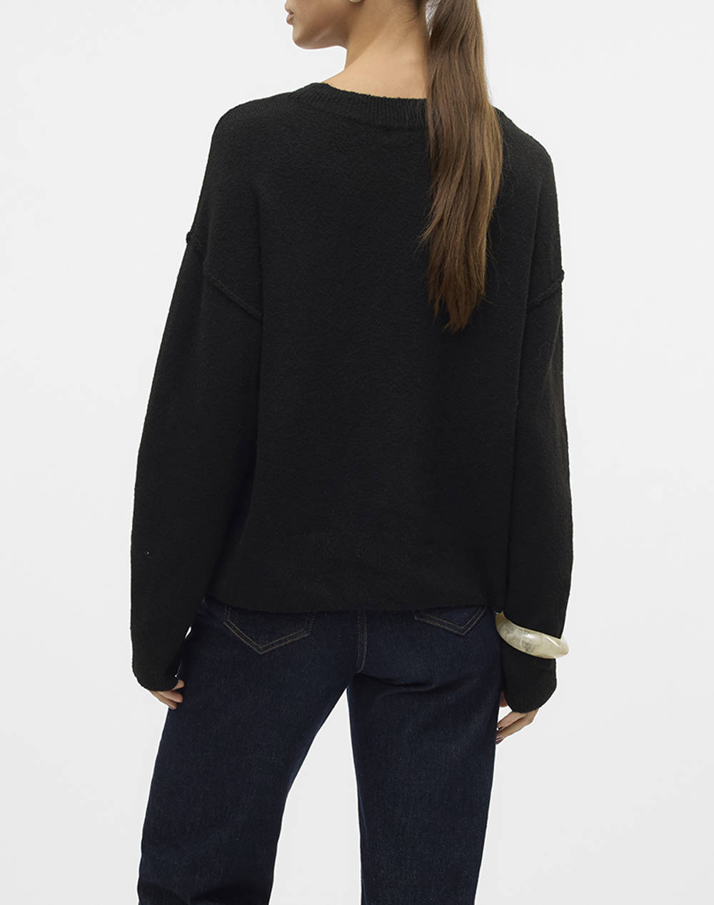 VERO MODA VMESTI LS O-NECK PULLOVER GA BOO