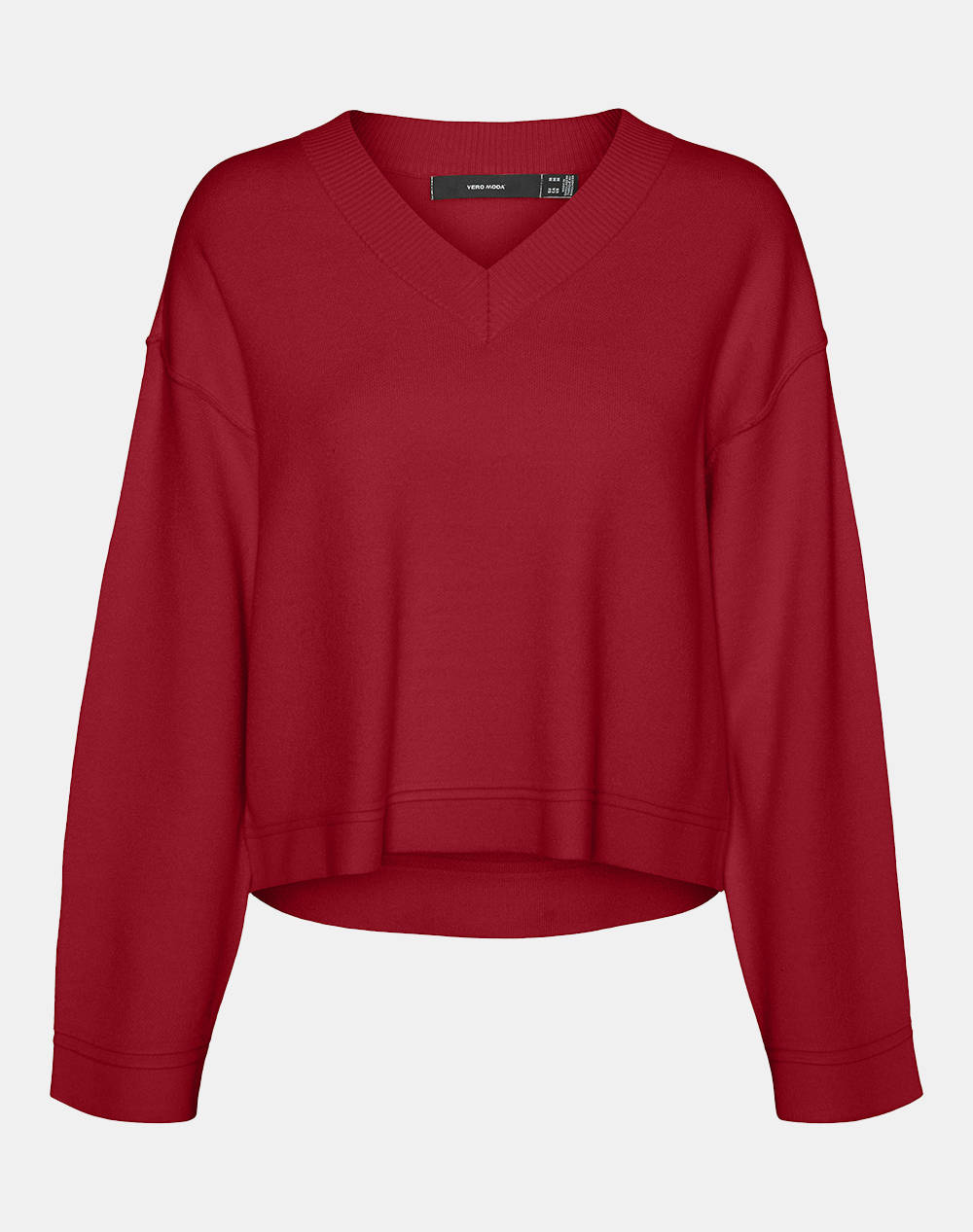 VERO MODA VMGOLD PIPING LS V-NECK PULL. GA LCS