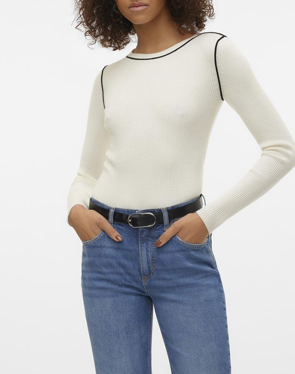 VERO MODA VMKARA LS O-NECK PULLOVER GA BOO