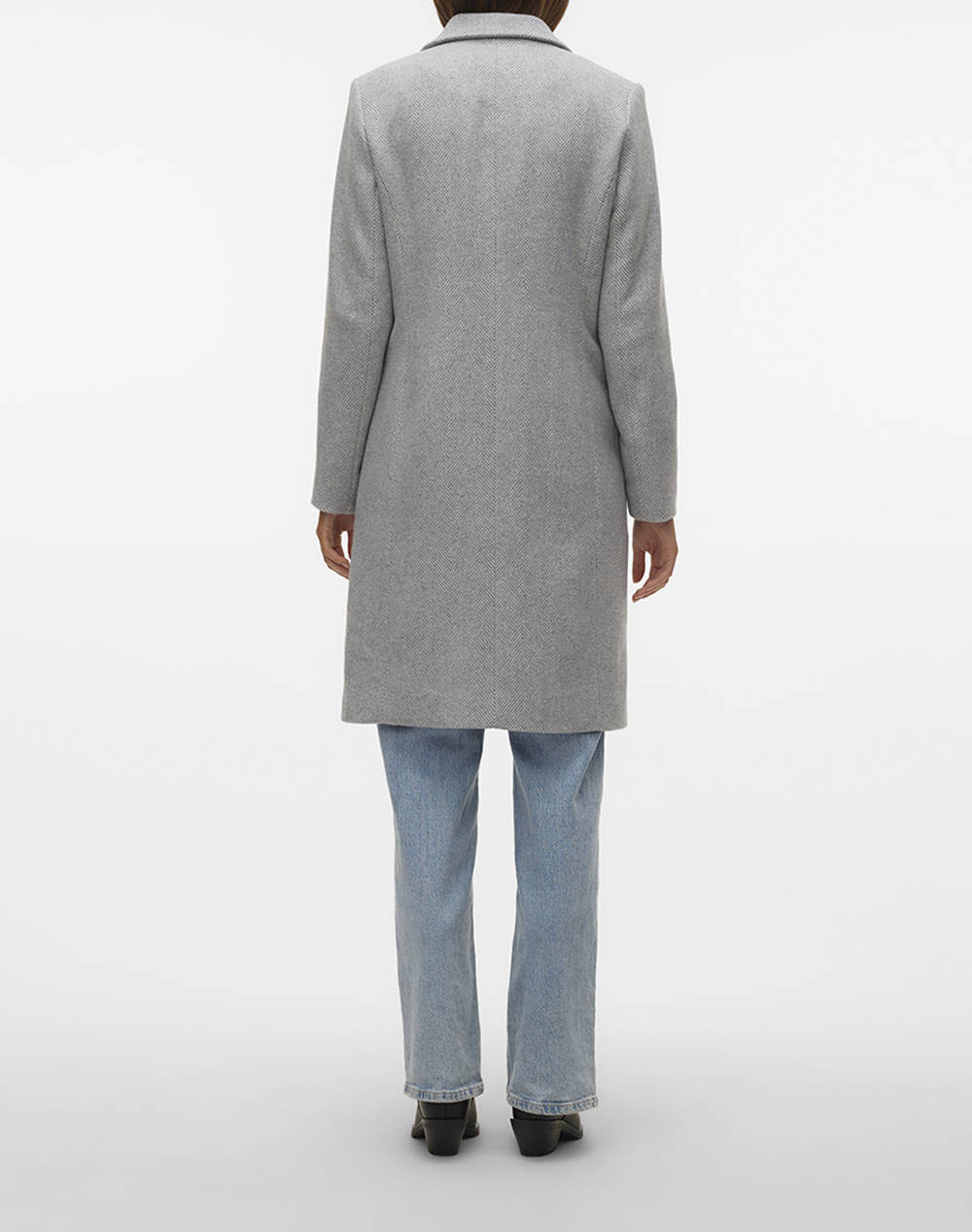 VERO MODA VMBLAZA HERRINGBONE LONG COAT GA BOO