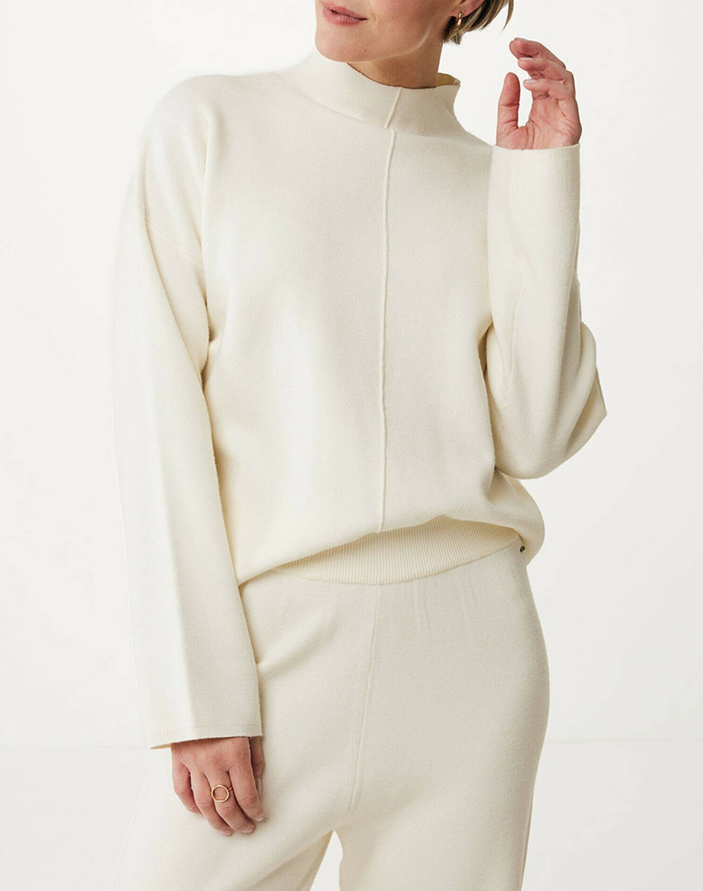 MEXX Knitted pullover with high neck