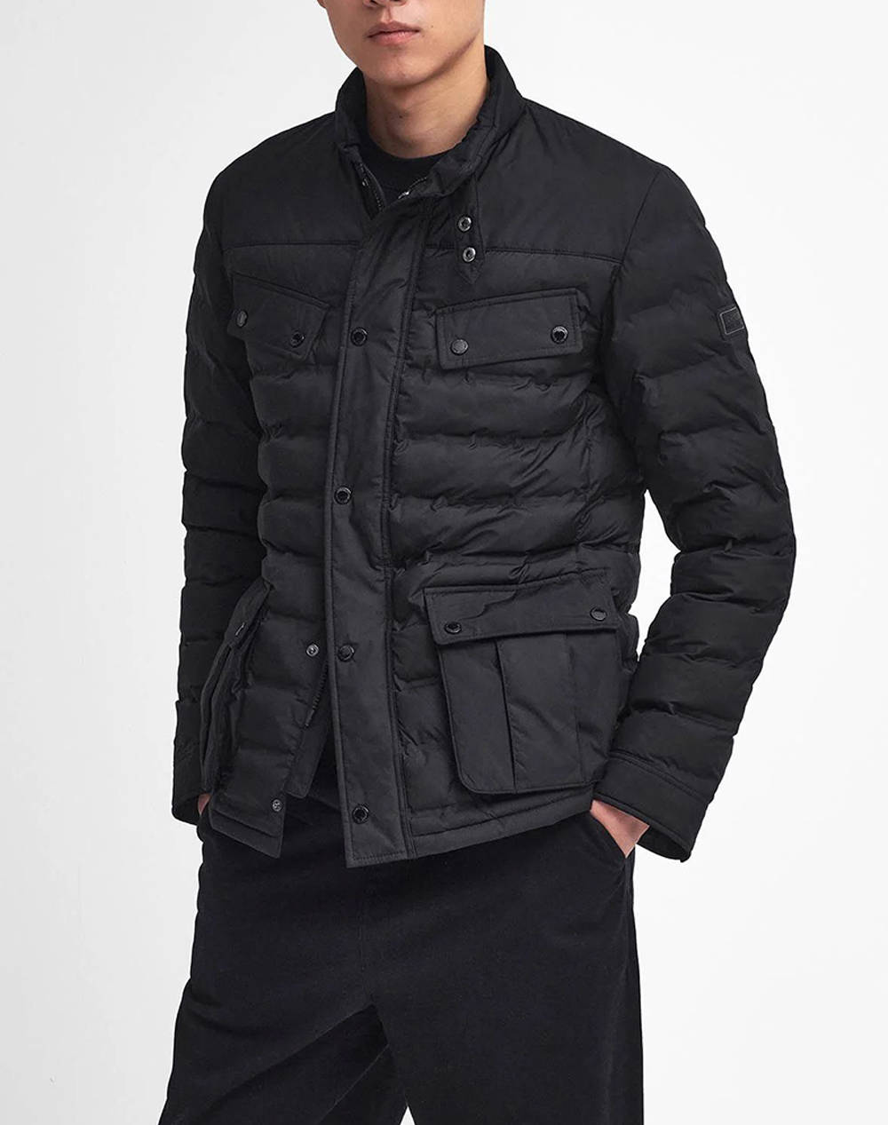 BARBOUR INTERNATIONAL WELDED ARIEL PUFFER JACKET GEACA QUILT