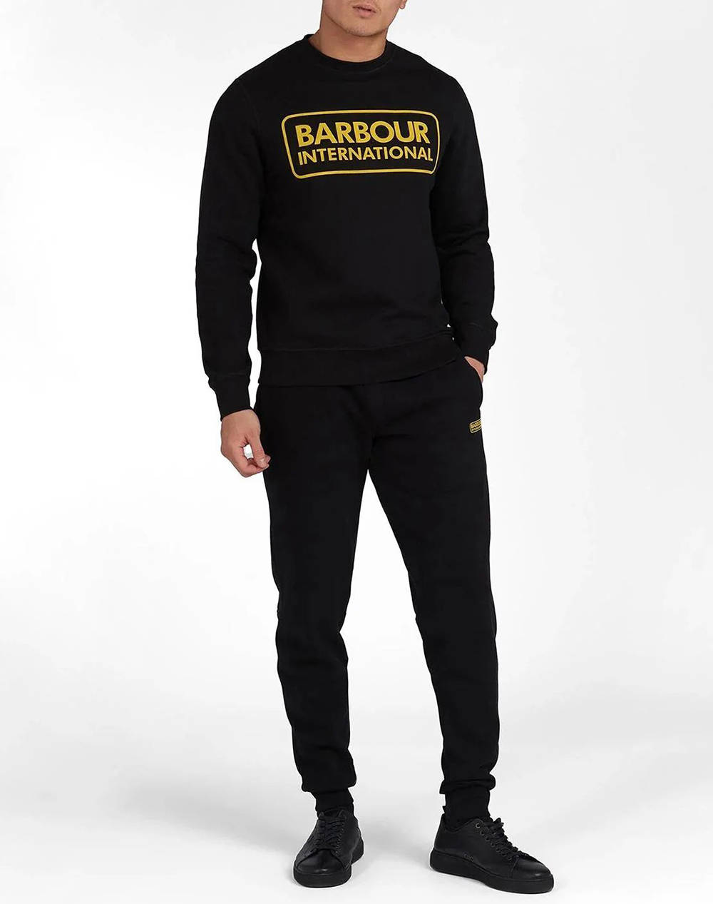 BARBOUR INTERNATIONAL LARGE LOGO SWEAT HANORAC