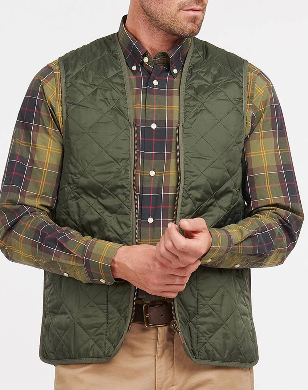 BARBOUR QUILTED WAISTCOAT/ZIP-IN LINER GEACA