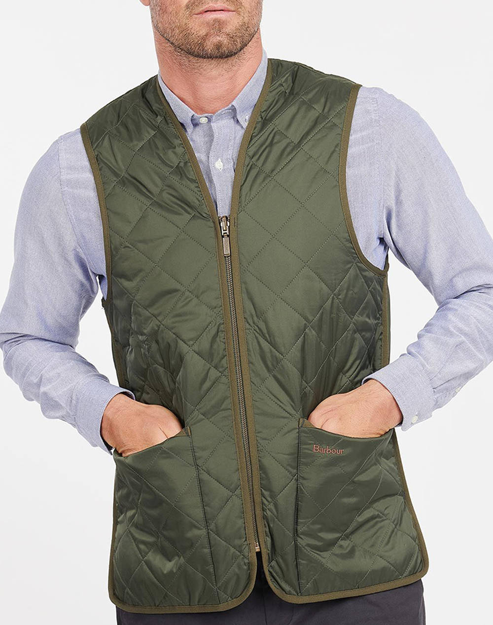 BARBOUR QUILTED WAISTCOAT/ZIP-IN LINER GEACA