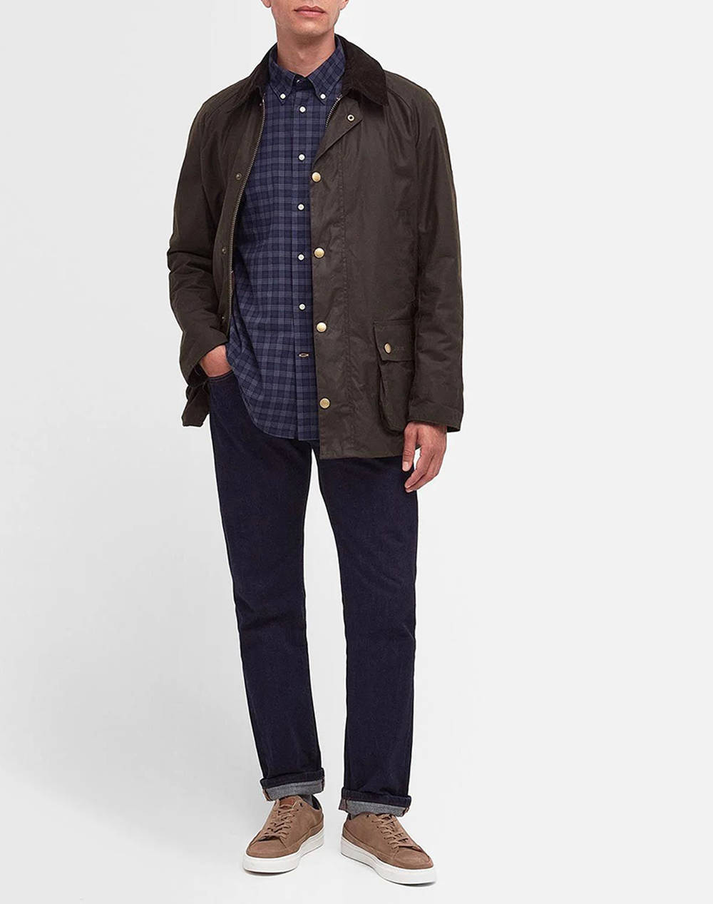 BARBOUR ASHBY WAX JACKET GEACA WAX