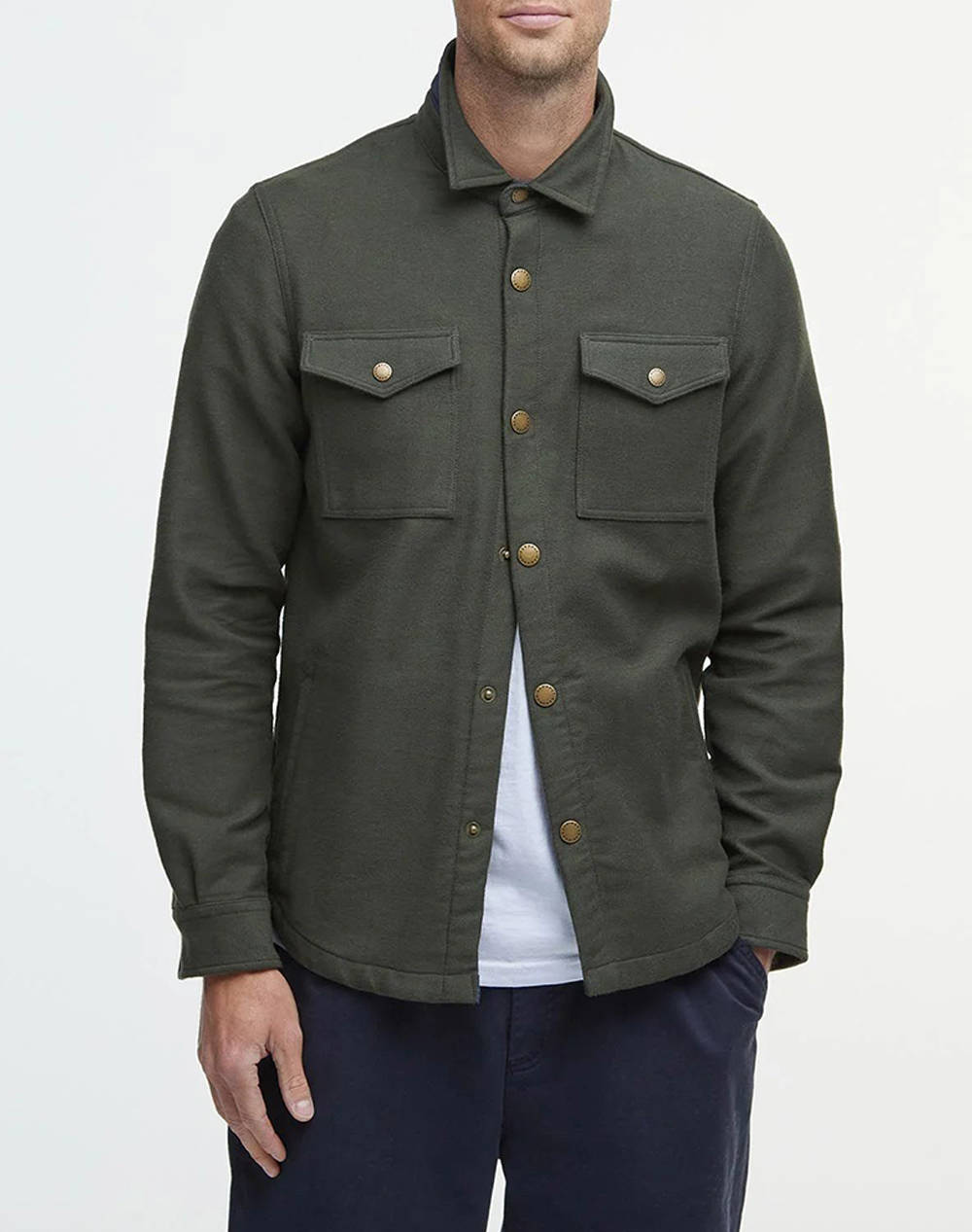 BARBOUR CARRBRIDGE TAILORED TWILL OVERSHIRT CAMASA M/M