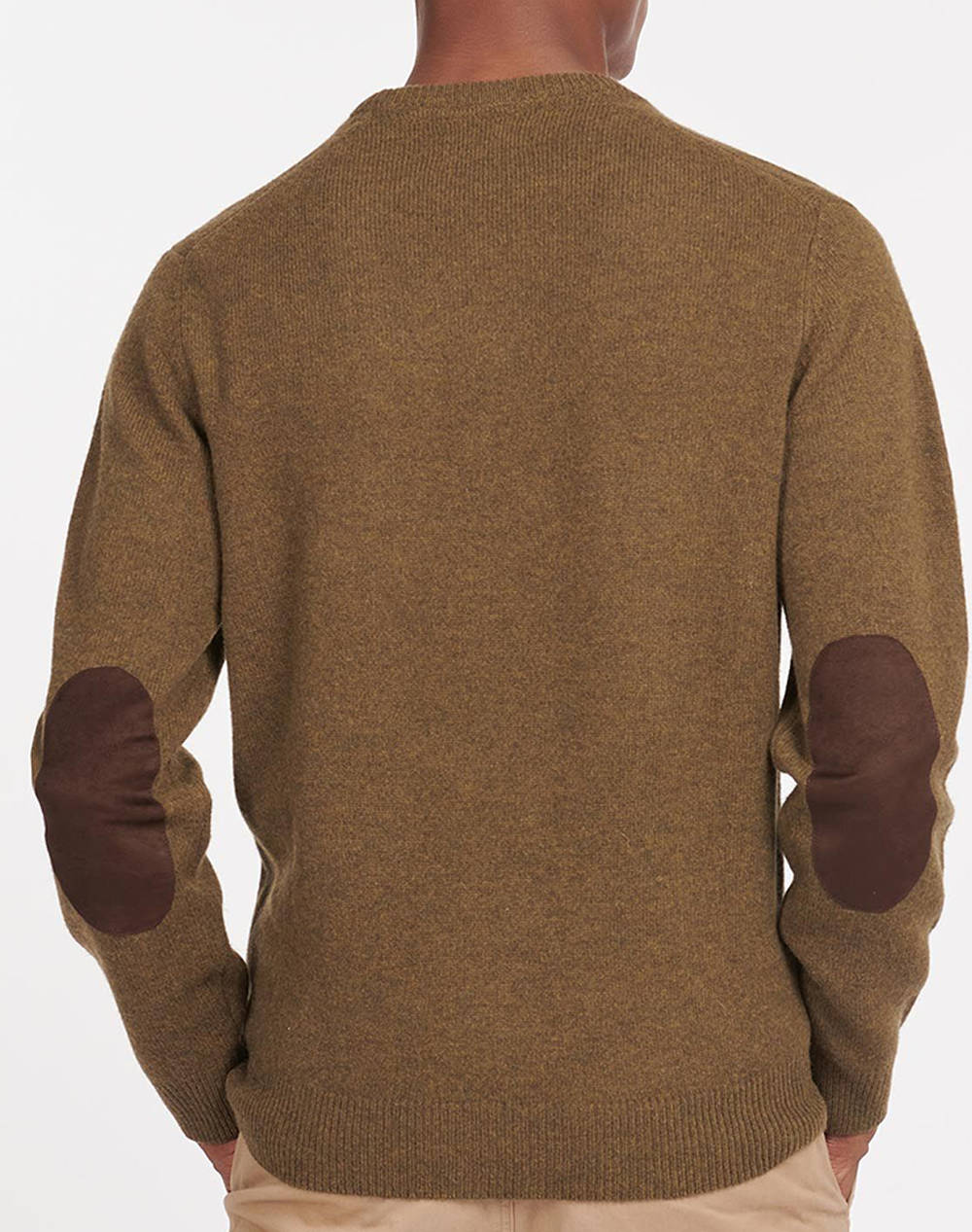 BARBOUR ESSENTIAL PATCH CREW NECK SWEATER TRICOTAT