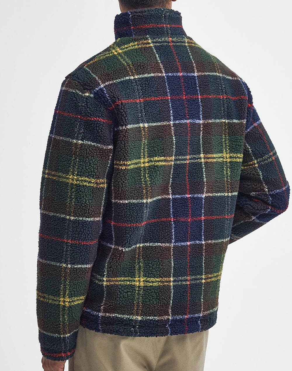 BARBOUR TARTAN FLEECE ZIP THROUGH GEACA