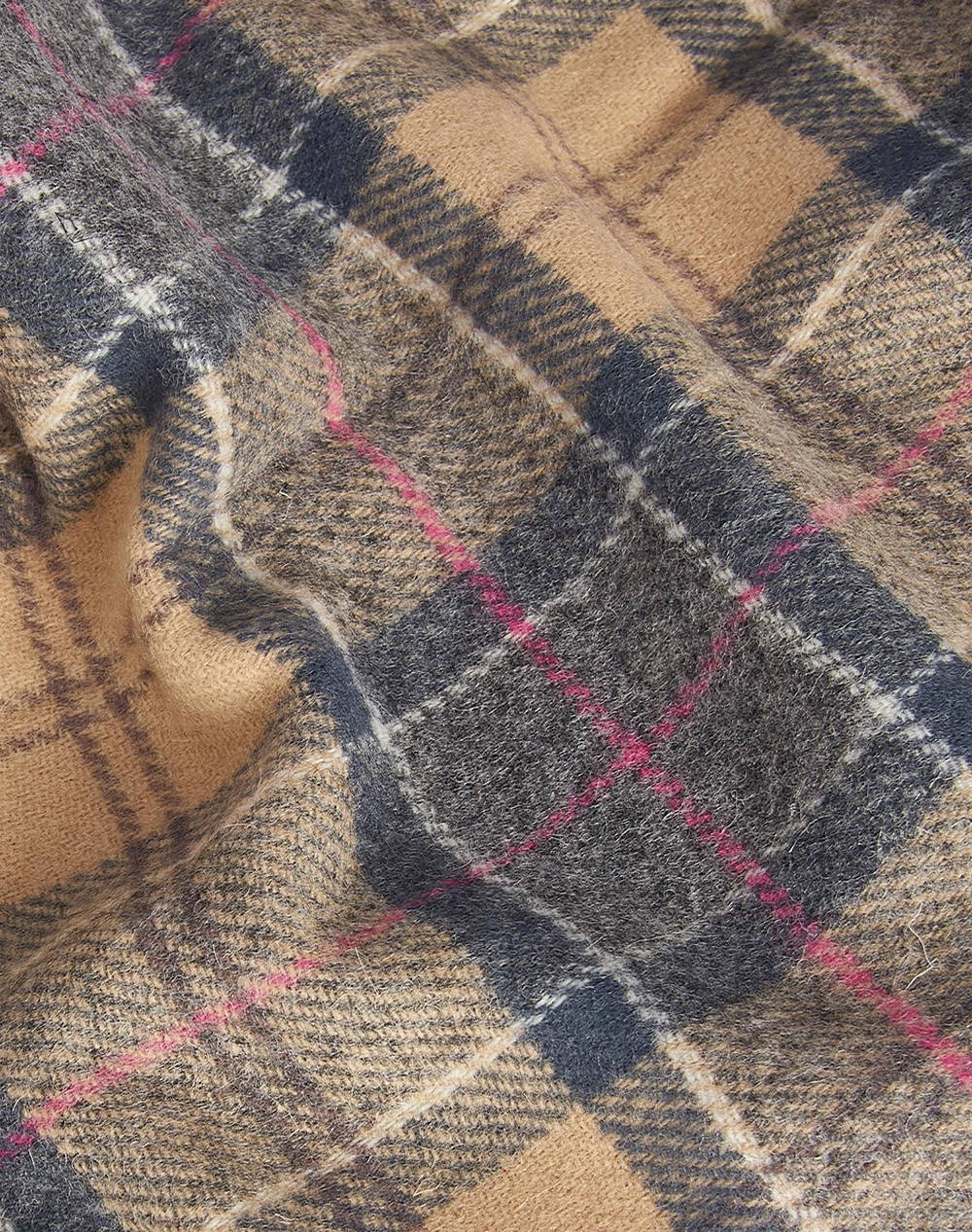 BARBOUR TARTAN LAMBSWOOL SCARF FULAR