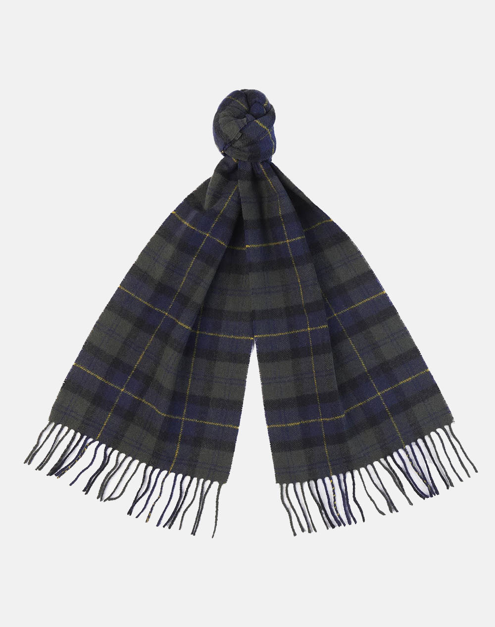 BARBOUR TARTAN LAMBSWOOL SCARF FULAR