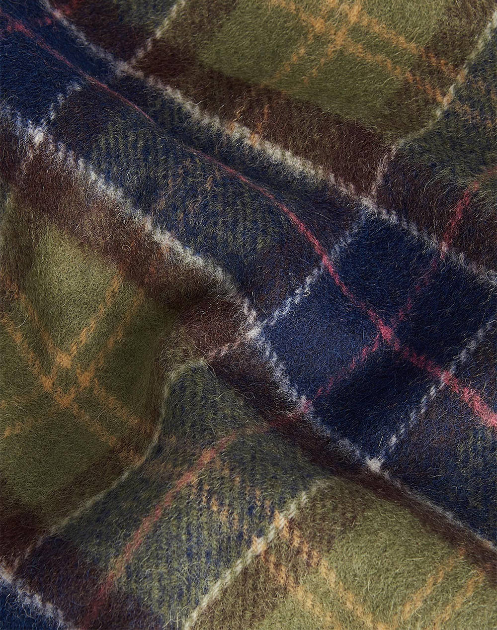 BARBOUR TARTAN LAMBSWOOL SCARF FULAR