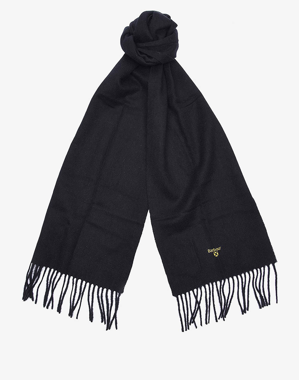 BARBOUR PLAIN LAMBSWOOL SCARF FULAR