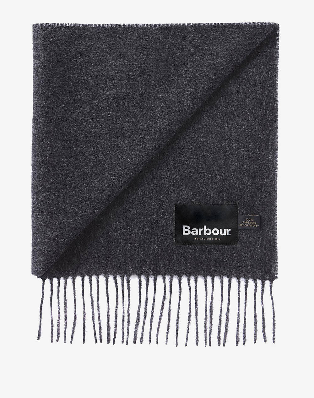 BARBOUR PLAIN LAMBSWOOL SCARF FULAR